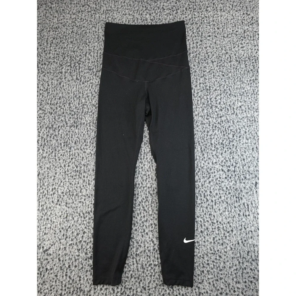 Nike Leggings Womens Medium Black Dri-FIT Crossover High Waist‎ DH1587-010